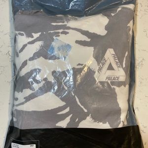 Palace Pealed Grey Camo Hoodie
